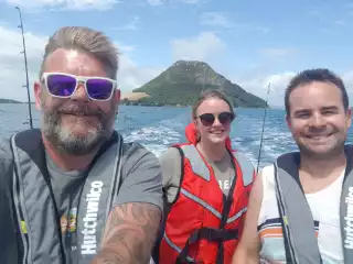 February 2020 fishing out at sea from Mount Maunganui